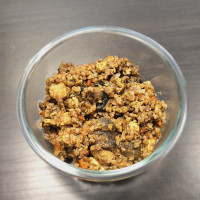 Курица с грибами и гречкой