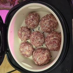 Котлеты на пару с гречкой